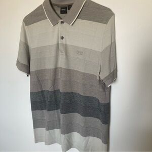 Boss Men's Multi-Tone Polo Shirt Classic Casual Regular Fit Business Size Large